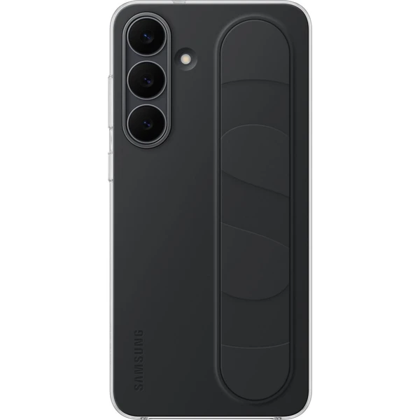Samsung Standing Grip kryt s popruhom Galaxy S25 FE čierny - Puzdra - Hlavný obrázok