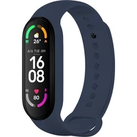 FIXED Silicone Strap silikónový remienok Xiaomi Mi Band 7/6/5 modrý - Remienky