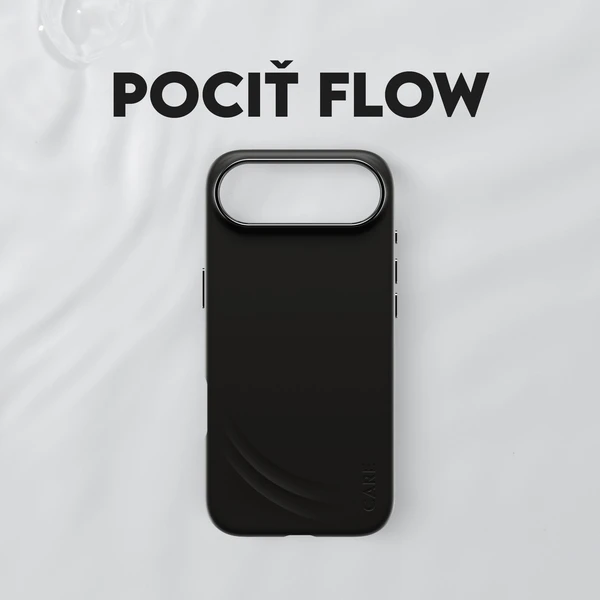 PanzerGlass® CARE Flow kryt s MagSafe Apple iPhone Air čierny - Puzdra - Obrázok AGDH000K01