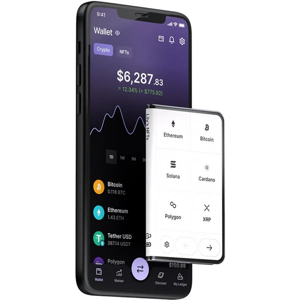 Ledger Stax krypto peňaženka - Krypto peňaženky - Obrázok AGL2G00101