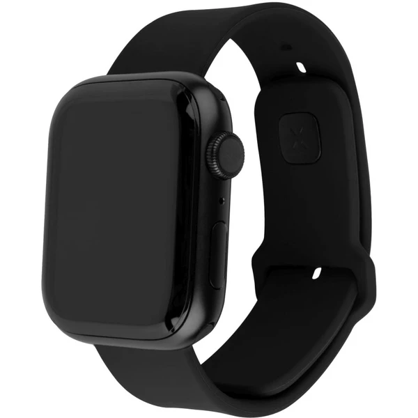Set silikónových remienkov FIXED Silicone Sporty Strap pre Apple Watch 38/40/41mm, čierny - Remienky - Hlavný obrázok