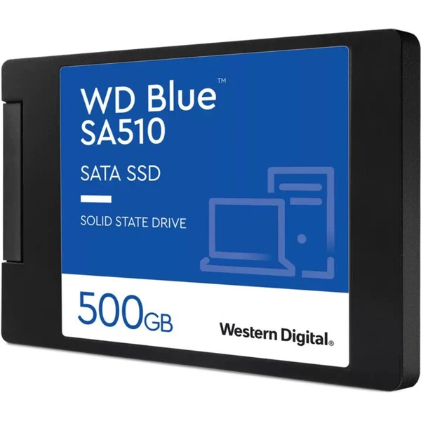 WD Blue SA510 2,5" 500GB - SSD - Obrázok AGUF300401