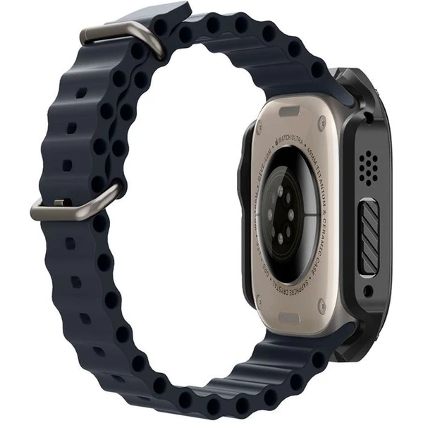 Spigen Tough Armor kryt Apple Watch Ultra 3/2/1 (49mm) čierny - Puzdra - Obrázok AHO0000701