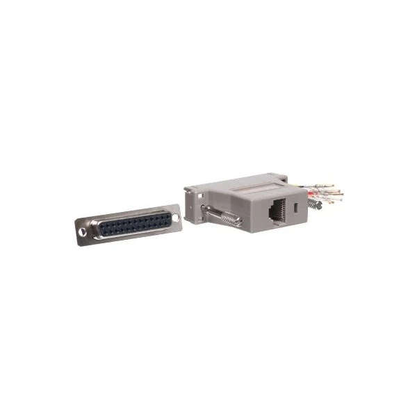 PremiumCord LPT/RJ45 redukcia sivá - Káble a redukcie - Hlavný obrázok