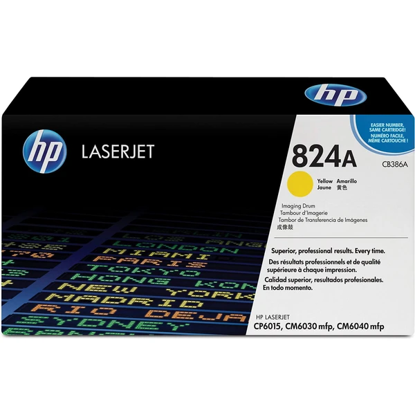 HP CB386A č. 824A Žltá Originálne - Tonery - Hlavný obrázok