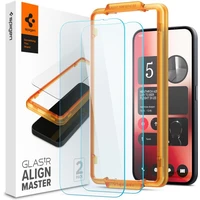 Spigen Glass tR AlignMaster 2 Pack tvrdené sklo Nothing Phone (2a)/(2a) Plus - Ochranné fólie a sklo