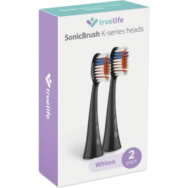 TrueLife SonicBrush K-series heads Whiten black 2 pack - Náhradné hlavice - Obrázok AIVH100501