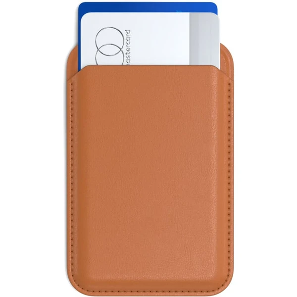 Satechi MagSafe stojanček/peňaženka z vegánskej kože pre iPhone 12/13/14/15 - všetky modely oranžová - Stojany - Obrázok AJ00000J01