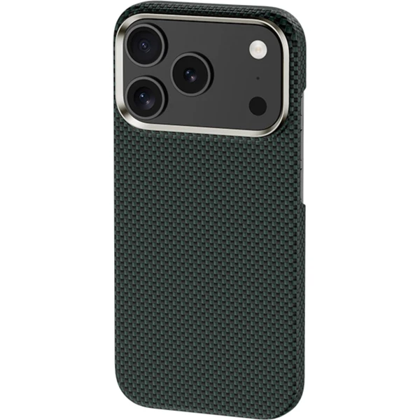 Benks ArmorTint Kevlar MagSafe kryt iPhone 17 Pro PolarLight Green - Puzdra - Obrázok AJ9L000K01