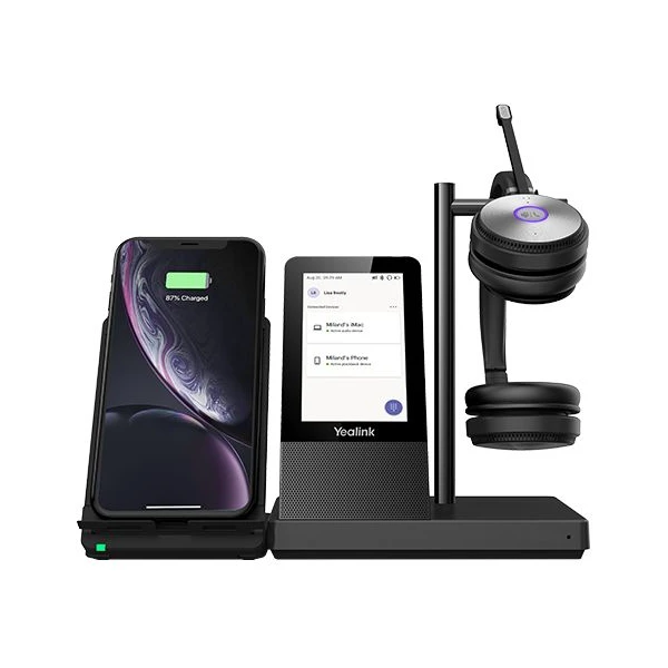 Yealink WH66 Dual DECT základňa s dotykovým LCD Teams - Slúchadlá - Obrázok AJNWF00101