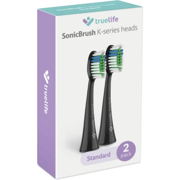 TrueLife SonicBrush K-série heads Standard black 2 pack - Náhradné hlavice - Obrázok AJVH100501
