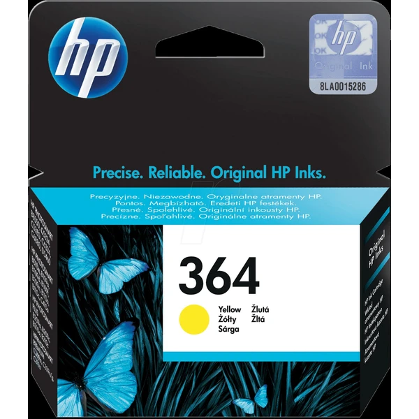 HP CB320EE č. 364 Žltá originálna - Cartridge - Hlavný obrázok