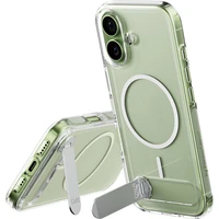 PanzerGlass® CARE Kickstand kryt s MagSafe Apple iPhone 17 strieborný/biely - Puzdra