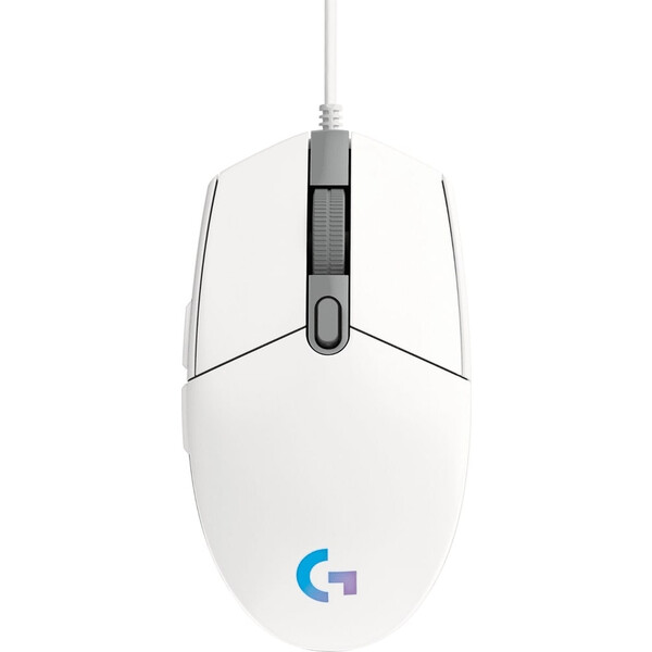 E-shop Logitech G203 LIGHTSYNC myš biela