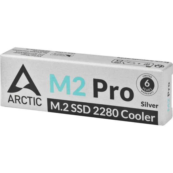 ARCTIC M2 Pro heatsing set pre M.2 2280 biely - Chladiče - Obrázok AL0M000K01