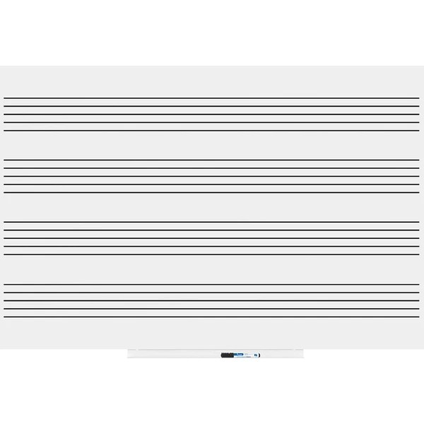 Rocada Skin Music 6421RMH magnetická tabuľa biela - Magnetické tabule - Hlavný obrázok