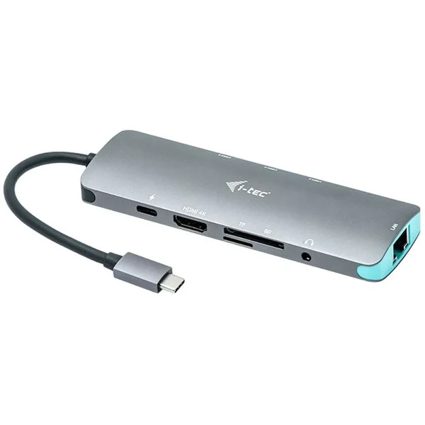 i-tec USB-C Metal Nano Docking Station 4K HDMI LAN + Power Del - Dokovacie stanice - Obrázok AMPN200401