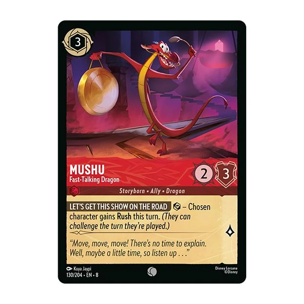 Disney Lorcana: Reign of Jafar - Starter Deck Ruby & Steel (Mulan & Stitch) - Disney Lorcana TCG - Obrázok AN1H000L01