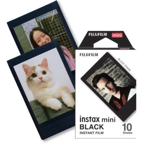 Fujifilm Instax mini Black Frame film (10 ks) - Filmy pre instantné fotoaparáty - Hlavný obrázok