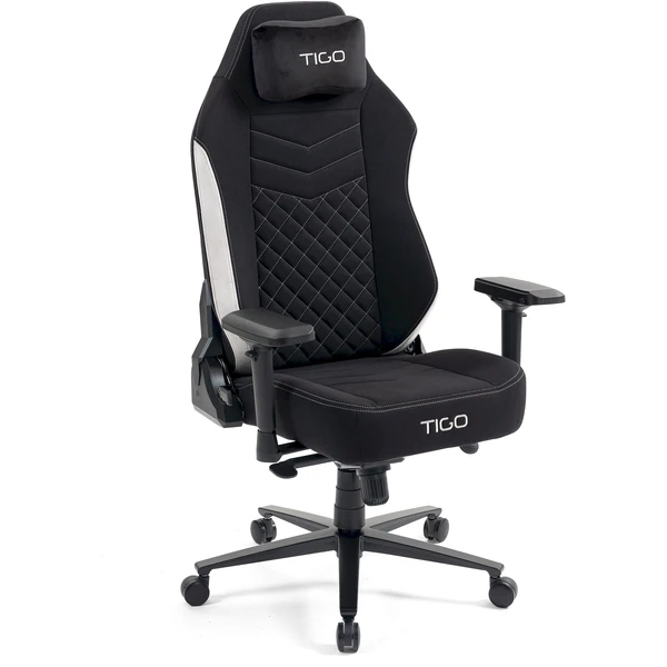TIGO Emperor herná stolička čiernosivá - Stoličky - Obrázok AO5H000K01