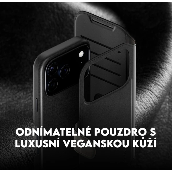 PanzerGlass® CARE Tango 2v1 Wallet púzdro s MagSafe Apple iPhone 17 Pro čierne - Puzdra - Obrázok AOEH000K01