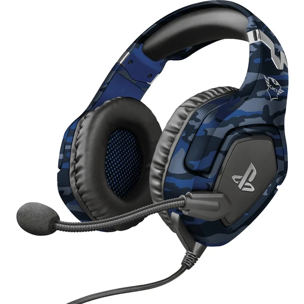 Trust GTX 488 Forze-B herné slúchadlá pre PS4/PS5 modrá - Slúchadlá - Obrázok AOWG300401