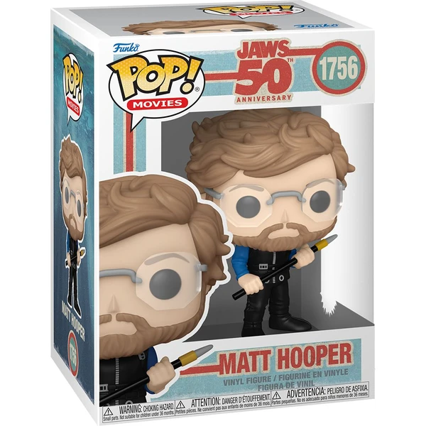 Funko POP! #1756 Movies: Jaws S3 - Matt Hooper - Funko POP! - Obrázok AP2F000K01