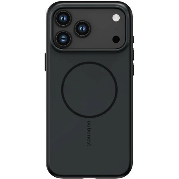 Cubenest Matte MagSafe kryt iPhone 17 Pro Max čierny - Puzdra - Hlavný obrázok