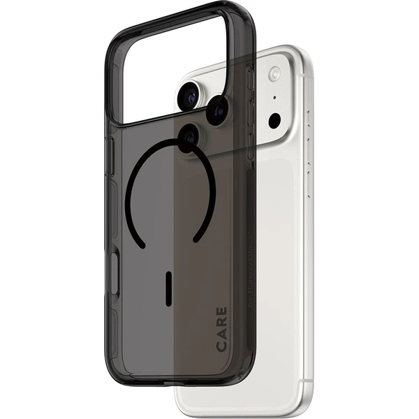 PanzerGlass® CARE Smokey kryt s MagSafe Apple iPhone 17 Pro Max dymový/čierny - Puzdra - Hlavný obrázok