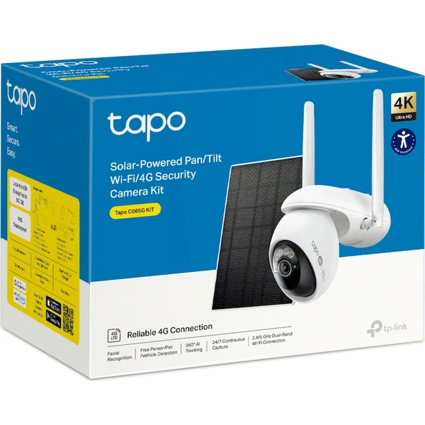 TP-Link Tapo C665G KIT + solárny panel biely - IP kamery - Obrázok APDO000K01