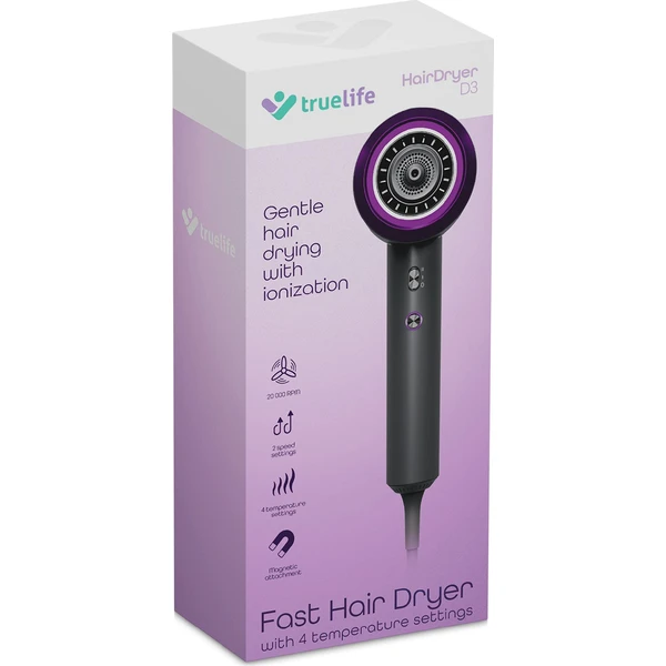 TrueLife HairDryer D3 sušič vlasov - Fény na vlasy - Obrázok APUL000K01