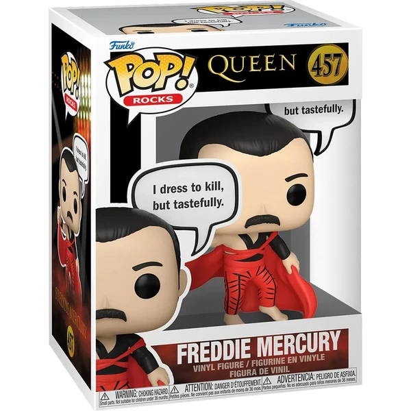 Funko POP! #457 Rocks: Queen - Freddie Mercury Saying (I Dress to Kill) - Funko POP! - Obrázok AQ2F000K01