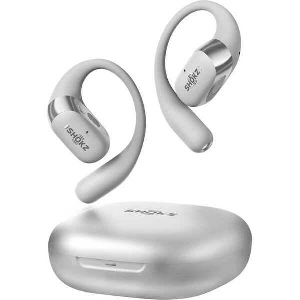 Shokz OpenFit 2+ Bluetooth slúchadlá šedá