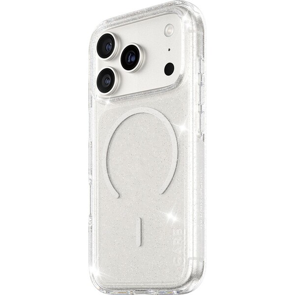 E-shop PanzerGlass® CARE Star Lit kryt s MagSafe Apple iPhone 17 Pro trblietavý/biely