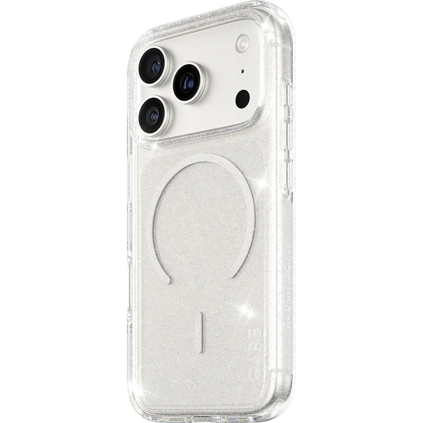 PanzerGlass® CARE Star Lit kryt s MagSafe Apple iPhone 17 Pro  trblietavý/biely - Puzdra - Hlavný obrázok