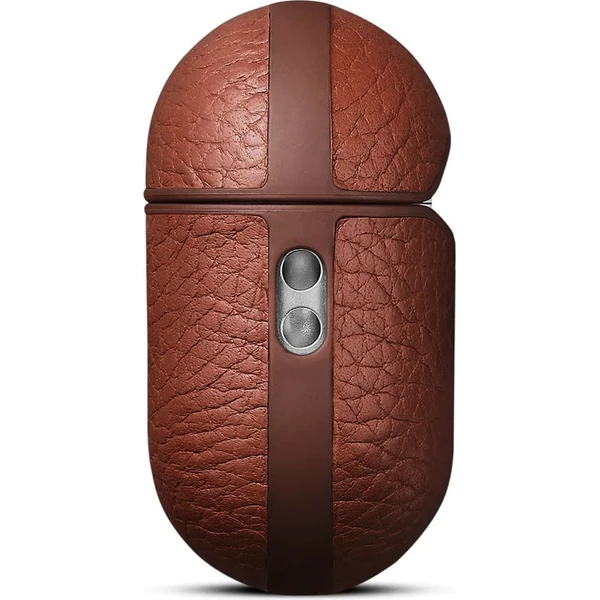 Woolnut Leather kožené puzdro pre AirPods Pro 3. generácie hnedé - Puzdra - Obrázok AQJI000K01