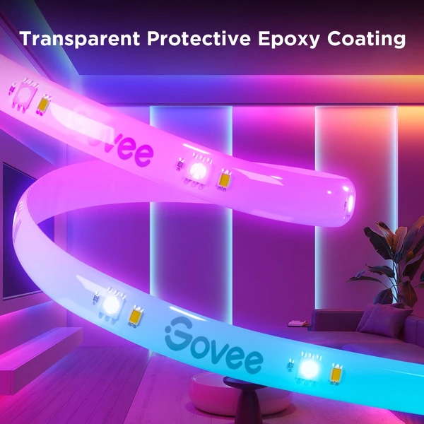 Govee WiFi RGBICW Smart PRE LED pásik 5m MATTER - extra odolný - LED pásy - Obrázok AQKK000K01