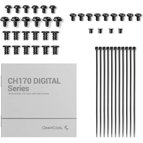 DEEPCOOL CH170 Digital čierna - Počítačové skrine - Obrázok AR2E000K01