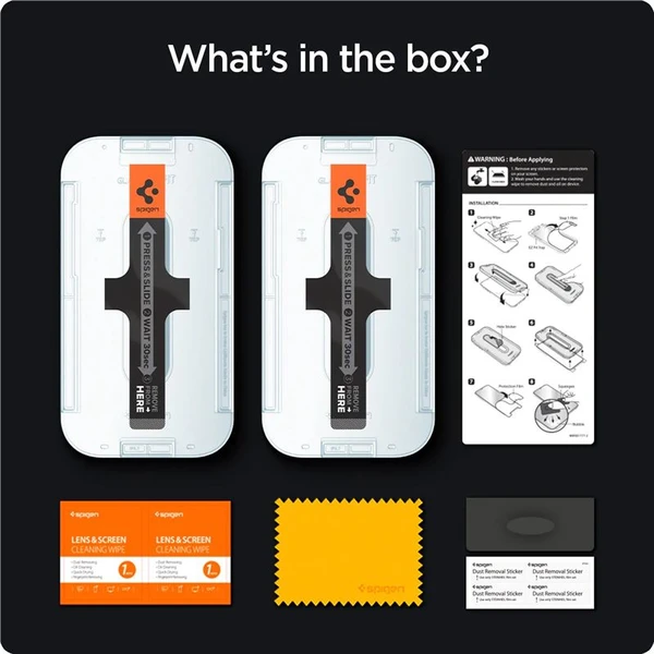 Spigen Glass EZ Fit Privacy 2 Pack ochranné sklo iPhone 14 Pro Max - Ochranné fólie a sklo - Obrázok AR81000701