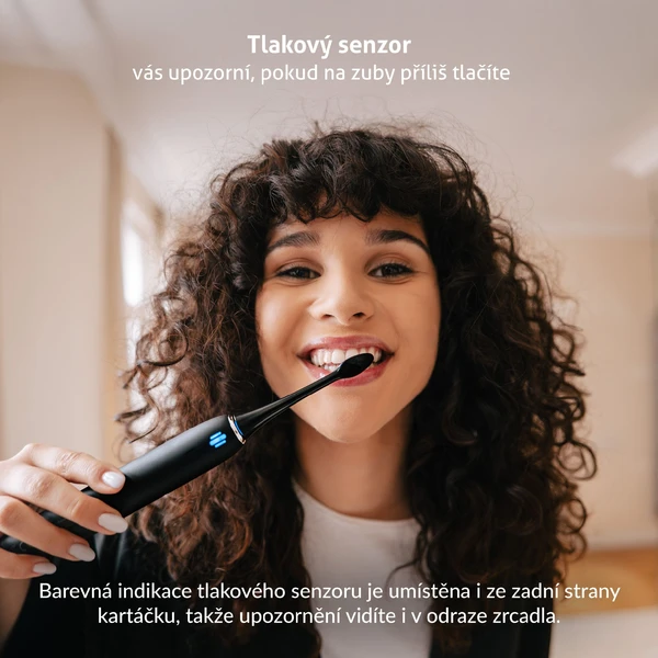 TrueLife SonicBrush Clean70 UV sonická kefka čierna - Zubné kefky - Obrázok ARUL000K01