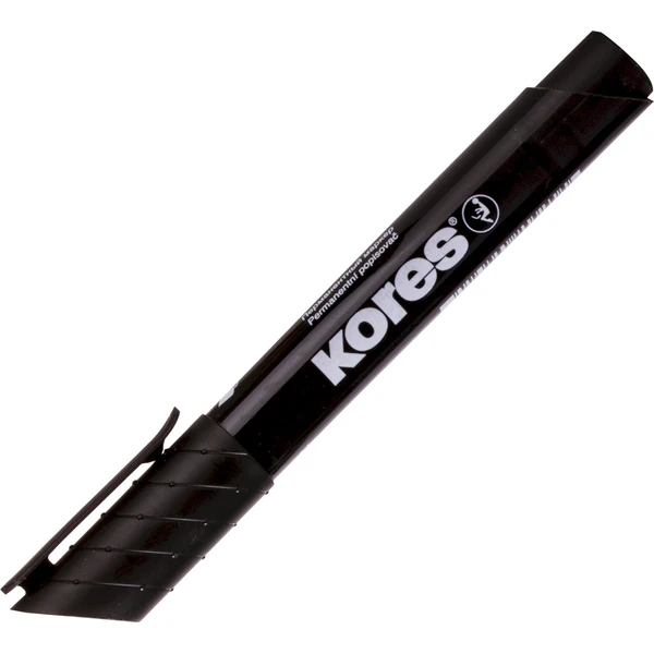 Kores K-MARKER permanentný popisovač s okrúhlym hrotom čierny - Popisovače - Obrázok AS7H000K01