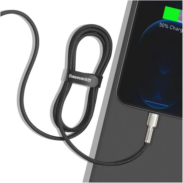 Baseus Cafule USB-C/Lightning napájací kábel 20W 1m čierny - Káble a redukcie - Obrázok ASKGF00101