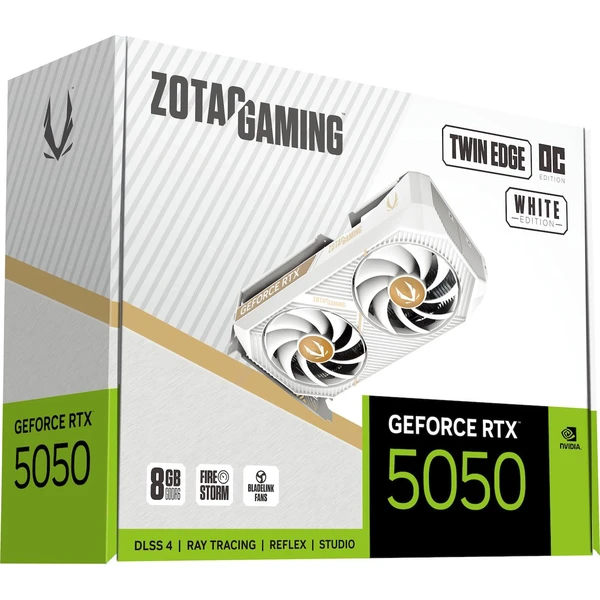 ZOTAC NVIDIA GeForce RTX 5050 Twin Edge OC White - Grafické karty - Obrázok ASLI000K01
