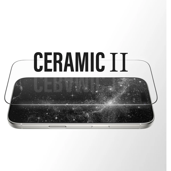 PanzerGlass® Ceramic II sklo Apple iPhone 17 Pro s inštalačným rámčekom - Ochranné fólie a sklo - Obrázok ATEH000K01