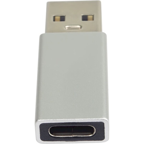 E-shop PremiumCord USB-A/USB-C redukcia strieborná