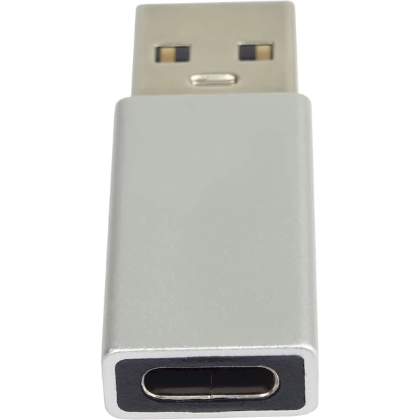 PremiumCord USB-A/USB-C redukcia strieborná - Káble a redukcie - Hlavný obrázok