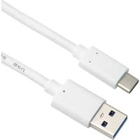 PremiumCord USB-C/USB-A napájací kábel 60W 1m biely - Káble a redukcie