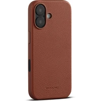 Woolnut MagSafe kožený kryt iPhone 17 hnedý - Puzdra