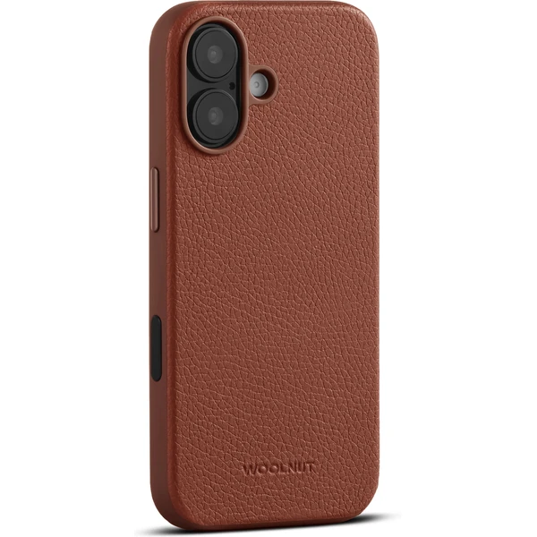 Woolnut MagSafe kožený kryt iPhone 17 hnedý - Puzdra - Hlavný obrázok