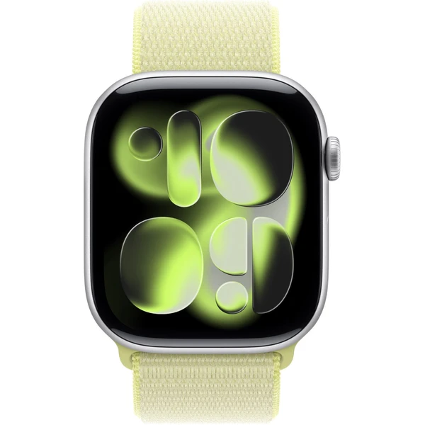 Apple Watch 49/46/45/44mm neónovo žltý prevliekací športový remienok - Remienky - Obrázok ATWH000K01